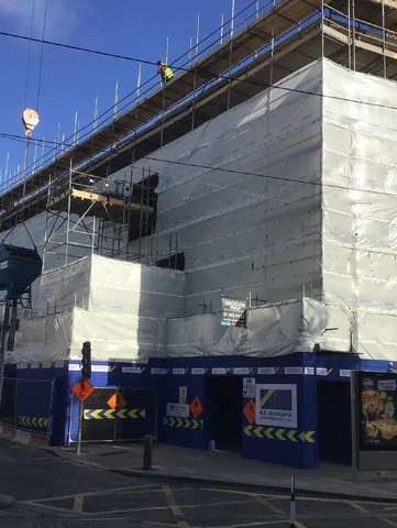 Access works at River House, Dublin coming to an end